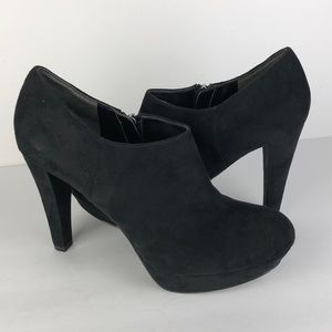 Marc Fisher Abetter 2 Black Heeled Ankle Boots 8.5